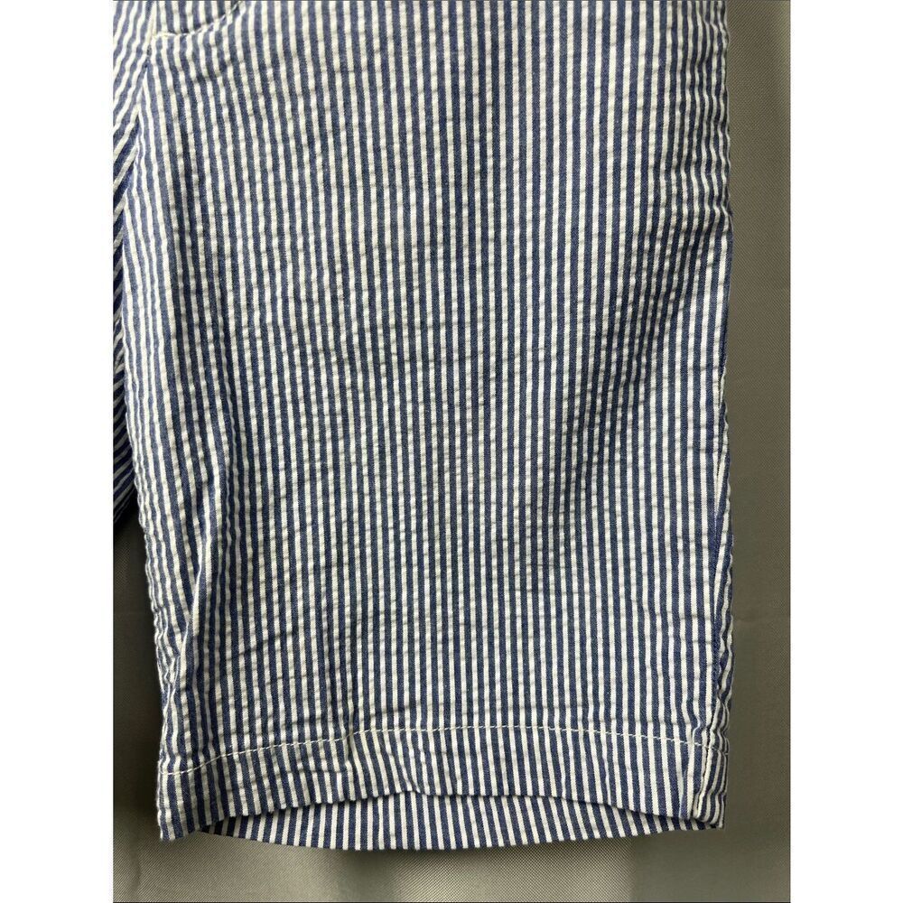Polo Ralph Lauren blue And white stripe searsucker shorts size 10 - Picture 3 of 12